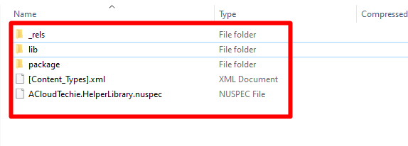 nuget-package-content