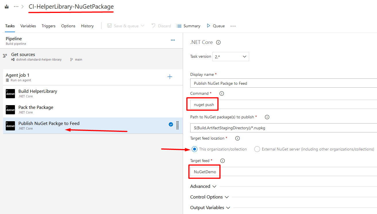 dotnet-core-task-for-nuget-push